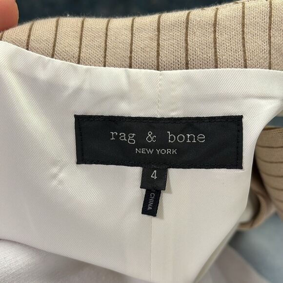 Rag and Bone Tan Striped Vanessa Vest - Picture 5 of 6